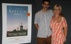 Dani Millán y Tina Sonck en la presentación del documental "Maresía".